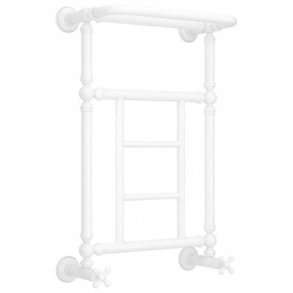 Полотенцесушитель водяной Сунержа Ренессанс 40х66 см белый матовый 30-0282-6640 (детальная фотография)