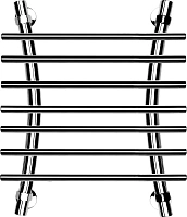 Полотенцесушитель водяной Ника Bamboo 60x50 см хром