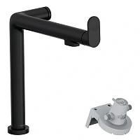 Смеситель для кухни Hansgrohe Aqittura черный матовый