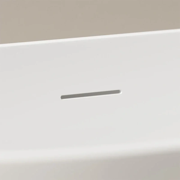 Aкриловая ванна Sancos Leaf FB20MW отдельностоящая, 170 х 80 см, белый матовый (детальная фотография), без гидромассажа