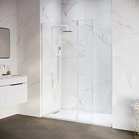 Душевая перегородка RGW Walk In WA-050W 90 см профиль белый