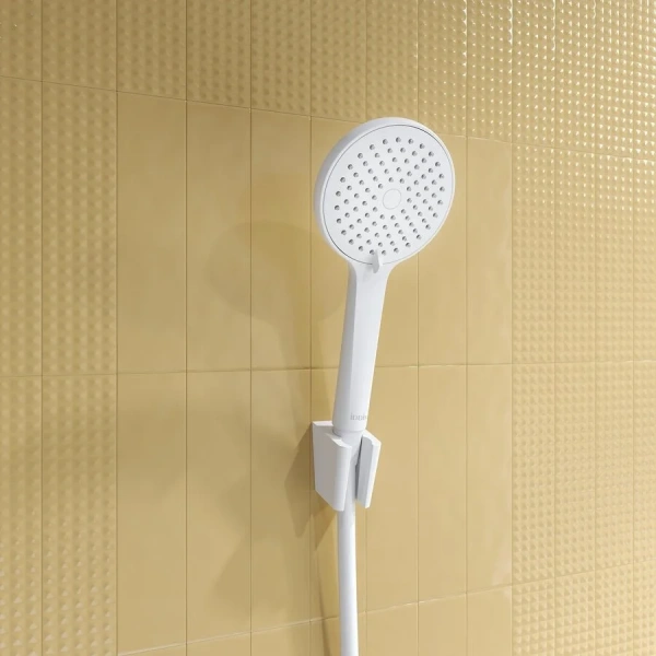 Лейка для душа IDDIS Ray белая матовая RAY3F0Wi18 (детальная фотография), по запросу