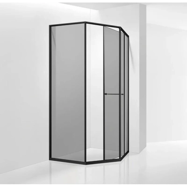 Душевой уголок RGW Stilvoll SV-82B L 80x80 см стекло тонированное, левый 33328288-34L (детальная фотография), стеклянные, угловые, без поддона