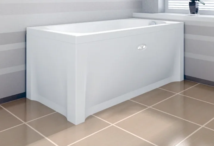 Акриловая ванна Радомир Николь 2-78-0-0-1-239Р, 150 x 70 см, фронтальный экран, каркас разборный в комплекте, белая (детальная фотография), 150х70