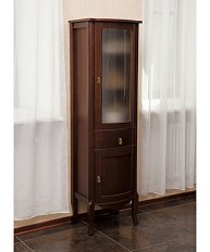 Шкаф, цвет орех матовый, фурнитура бронза, La Beaute Marian