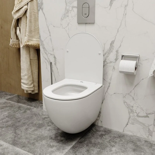 Унитаз с инсталляцией Grohe Rapid SL клавиша хром 39182001 (детальная фотография), с инсталляцией index_2