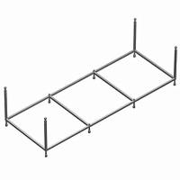 Монтажный комплект для акриловой ванны Roca Easy 150x70 см со сливом-переливом