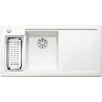 Мойка для кухни, чаша слева, цвет глянцевый белый, Blanco Axon II 6 S