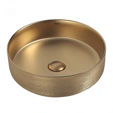 Раковина Abber Bequem 40 см золото матовое