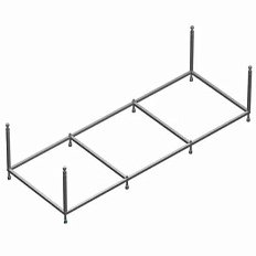Монтажный комплект для акриловой ванны Roca Easy 150x70 см со сливом-переливом