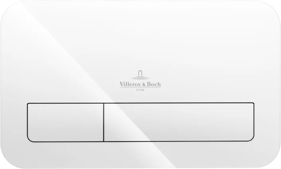 Клавиша смыва Villeroy & Boch ViConnect белая глянцевая 922400RE (детальная фотография)