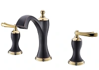 Смеситель для раковины Timo Unari черный антик 7511/04F