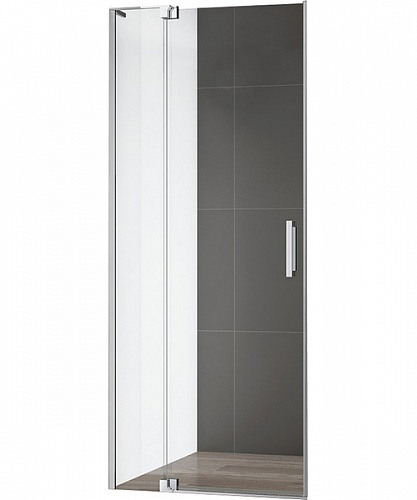 Душевая дверь в нишу Cezares Slider 100 см прозрачное стекло, профиль хром - фото 1