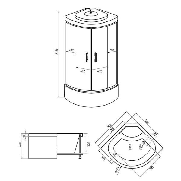 Схема (детальная фотография), со стеклянными задними стенками