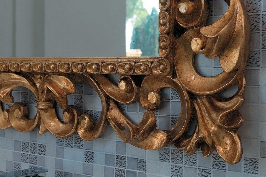 Зеркало, цвет рамы золото, ArtCeram ACS001 73 (детальная фотография), по запросу