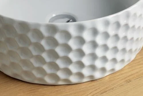 Раковина накладная, черная матовая, Artceram Esagono OSL013 17 00 (детальная фотография), черные