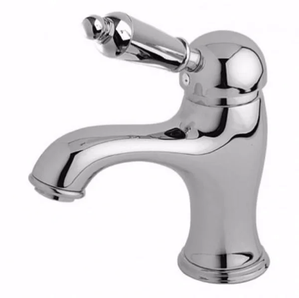 Смеситель для раковины Cezares Elite хром, ручка металл ELITE-LSM1-01-M (детальная фотография)