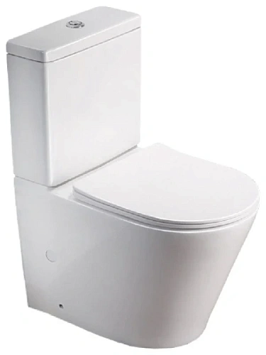 Унитаз компакт SantiLine белый - фото 2