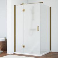 Душевой уголок профиль бронза стекло сатин Vegas-glass