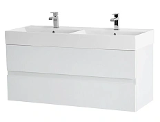 Тумба с раковиной подвесная Cezares MOLVENO 46-120-2C-SO-2 120 см с двумя ящиками