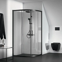 Душевой уголок Ideal Standard Connect 2 100х100 см черный профиль