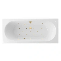 Ванна гидромассажная Excellent Oceana Relax 160 x 75 см, белый/золото, WAEX.OCE16.RELAX.GL