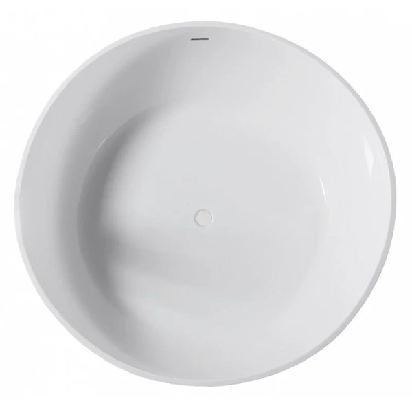 Акриловая ванна Abber 150х150 см черная матовая AB9279MB (детальная фотография), круглые