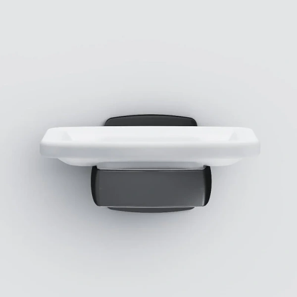 Мыльница AM.PM Gem черный матовый A9034222 (детальная фотография), настенные