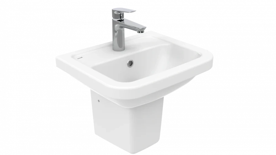 Раковина Creavit Key 45 см белая KY045-00CB00E-0000 (детальная фотография)