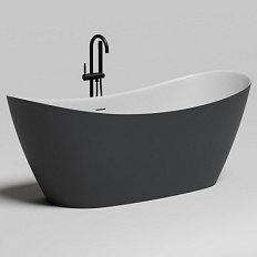 Ванна из искусственного камня Salini Noemi 170x75 см покраска снаружи по RAL