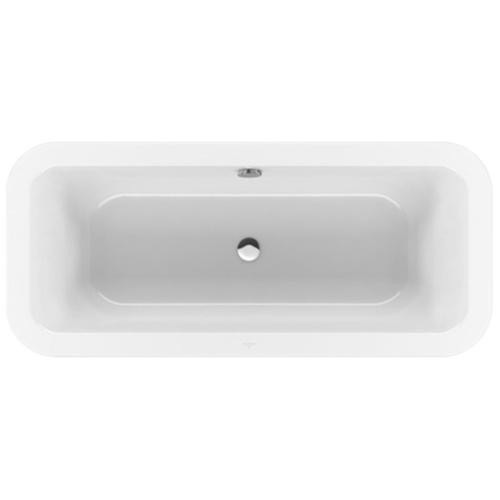 Ванна акриловая Villeroy & Boch Loop&Friends 180х80 см отдельностоящая белая UBA180LFS7PDV-01 (детальная фотография), прямоугольные