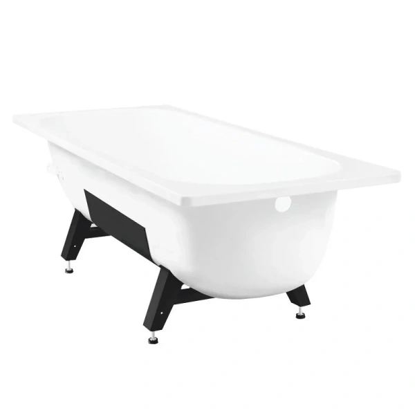 Ванна cтальная ВИЗ Tevro 150x70 Donna Vanna Т-52902 с ножками, цвет белый (детальная фотография), современныe, hi-tech