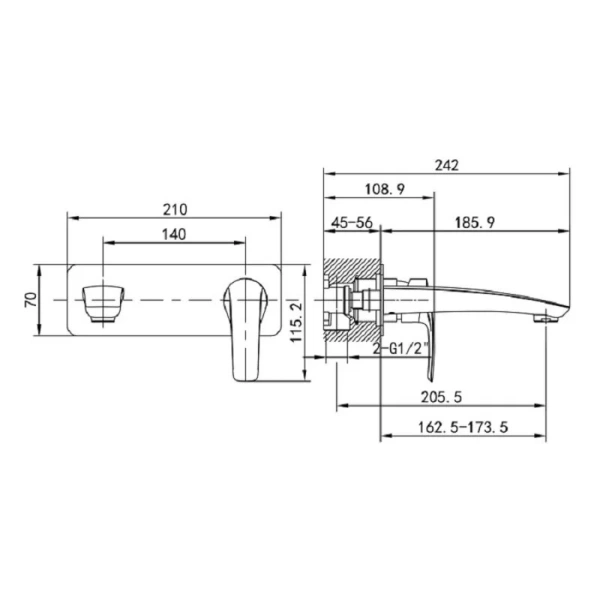 Смеситель для раковины IDDIS Ray белый матовый RAYWT00i65 (детальная фотография), для раковины