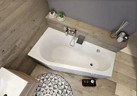 Акриловая ванна Riho Delta Plug & Play B068007005/B069007005, 160 x 80 см, левая/правая цвет белый