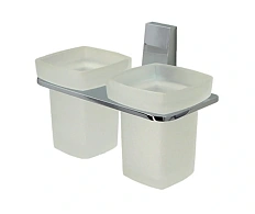 Стакан для ванной WasserKRAFT Lopau двойной