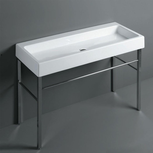 Раковина консоль Simas Frozen U 120 (детальная фотография)