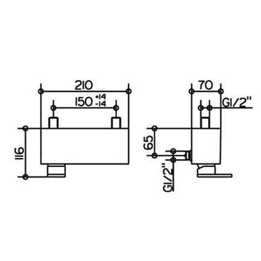 Схема (детальная фотография), для душа
