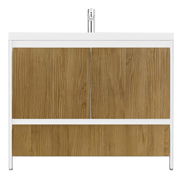 Тумба под раковину напольная Velvex Klaufs 99 см белая/шатане tnKLA.100.2D.1Y-617.216 (детальная фотография)