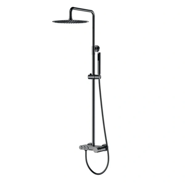 Душевая стойка Boheme Stick графит глянцевый 128-SGM (детальная фотография)