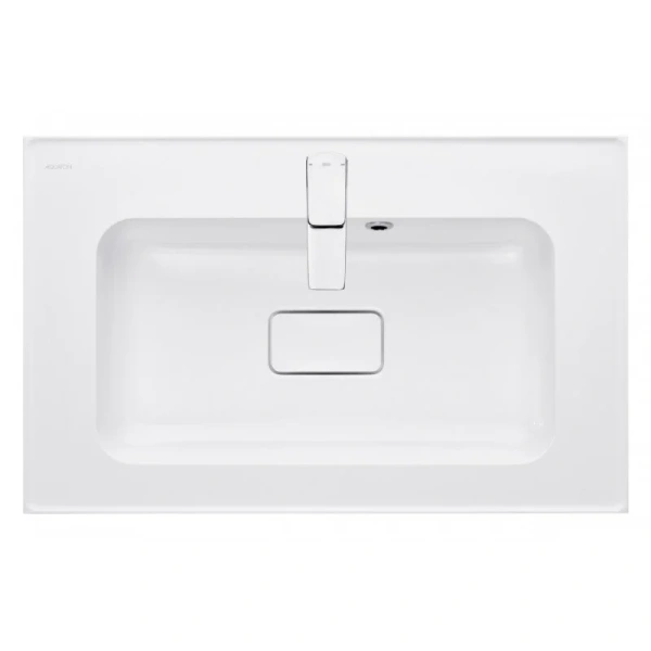 Раковина Акватон Ричмонд 80 см белая 1A70593KRD010 (детальная фотография), прямоугольной формы