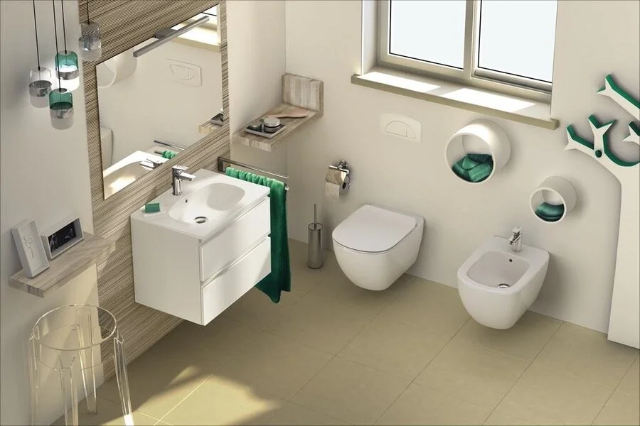 Биде подвесное Ideal Standard Tesi белое T355201 (детальная фотография), в наличии