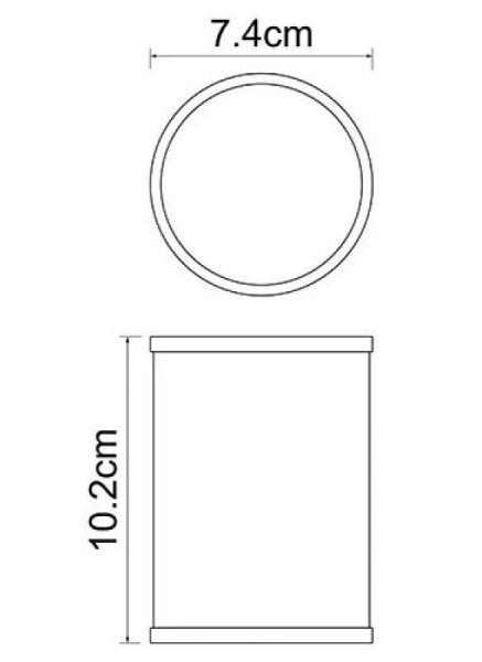Стакан для ванной WasserKRAFT Rossel для зубных щеток K-5728 (детальная фотография), классические, ретро, декорированные