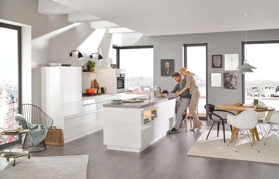 Смеситель для кухни, суперсталь, Grohe Essence 30269DC0 (детальная фотография), для кухни