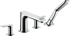 Смеситель для ванны Hansgrohe Metris 31442000 с душевой лейкой
