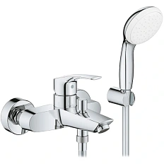Смеситель для ванны Grohe Eurosmart с душевым гарнитуром