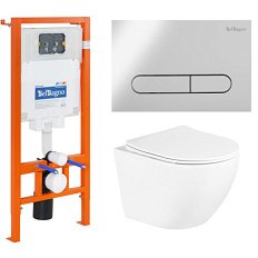 Унитаз с инсталляцией BelBagno TRE безободковый