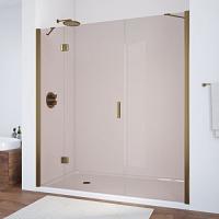 Душевая дверь профиль бронза стекло бронза Vegas-glass