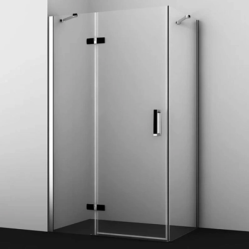 Душевой уголок WasserKRAFT Aller 120х80 см правый, ручка черная - фото 8