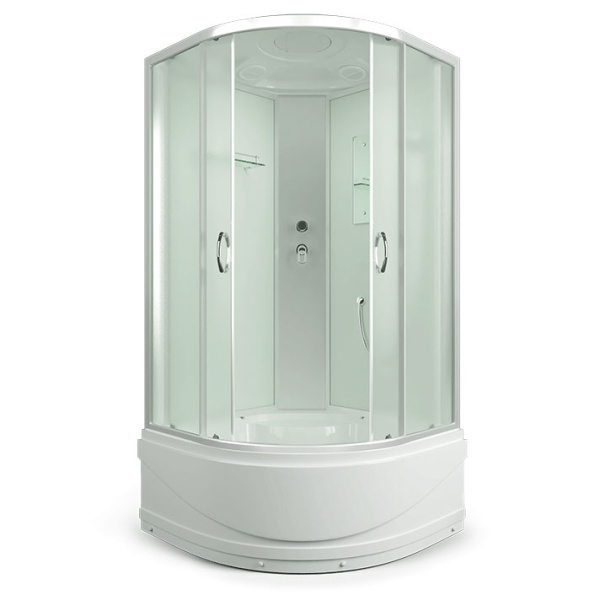 Душевая кабина Erlit Comfort 100х100 см стекло матовое ER3510TP-C3-RUS (детальная фотография)
