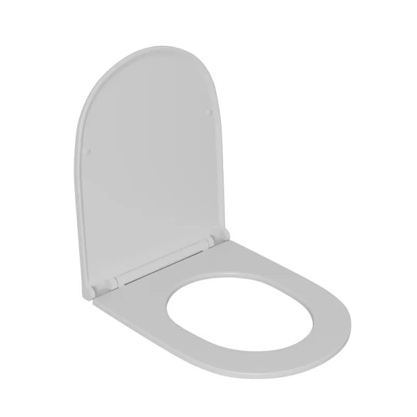 Унитаз подвесной D&K Matrix безободковый DT1396516 (детальная фотография), с горизонтальным, прямым выпуском, с прямым выпуском